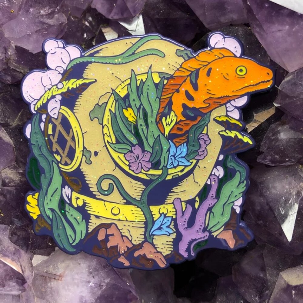 New Age Original Artwork - Pins - Abyssal That's Amore